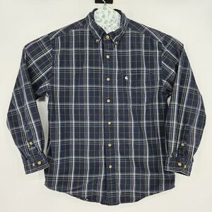 Carhartt Shirt Mens Large Button Down Long Sleeve Plaid‎ Outdoor Workwear